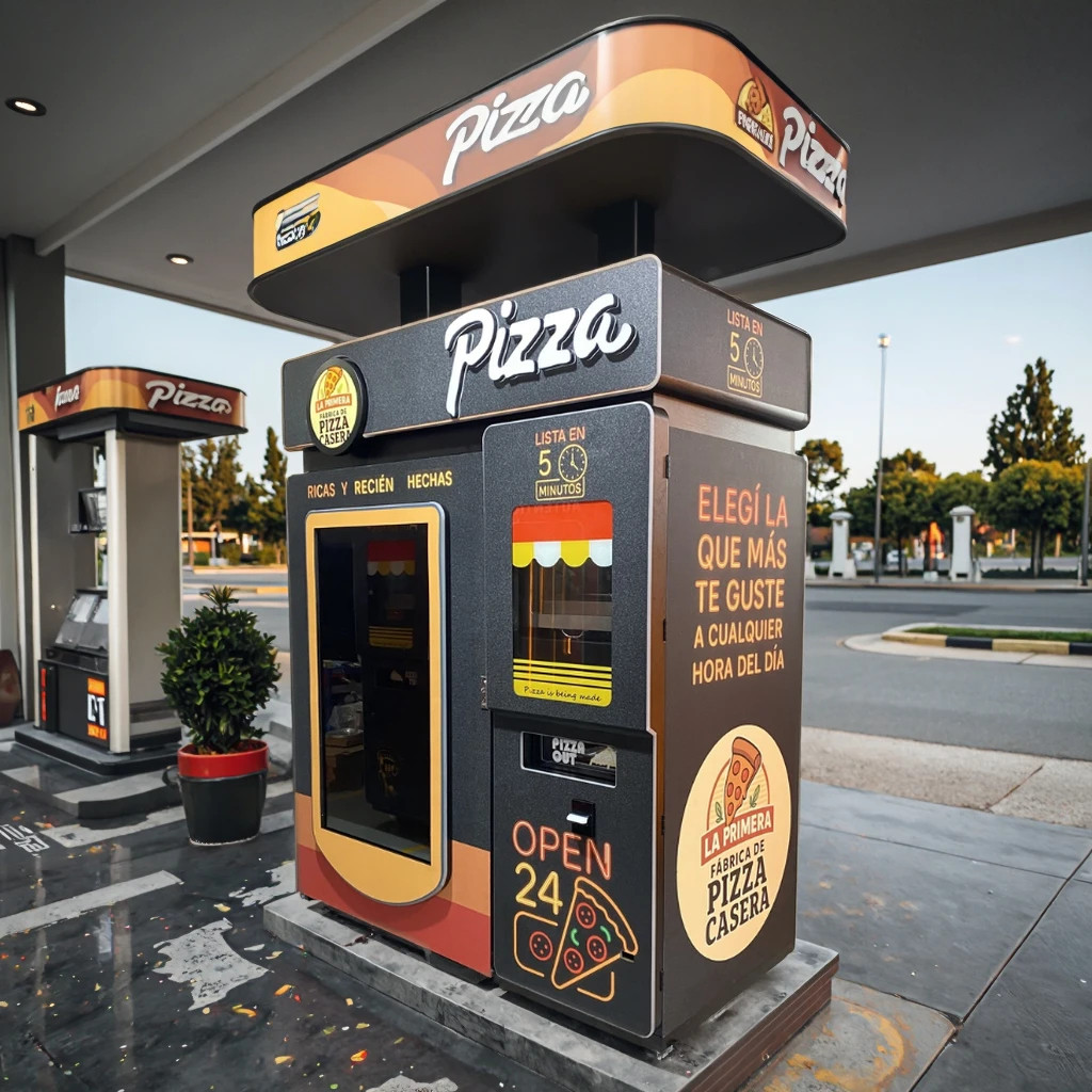 Fully Automatic Digital Touch Screen Pizza Vending Machine Smart Fresh Food for Commercial Business Hot Sale with SDK Function